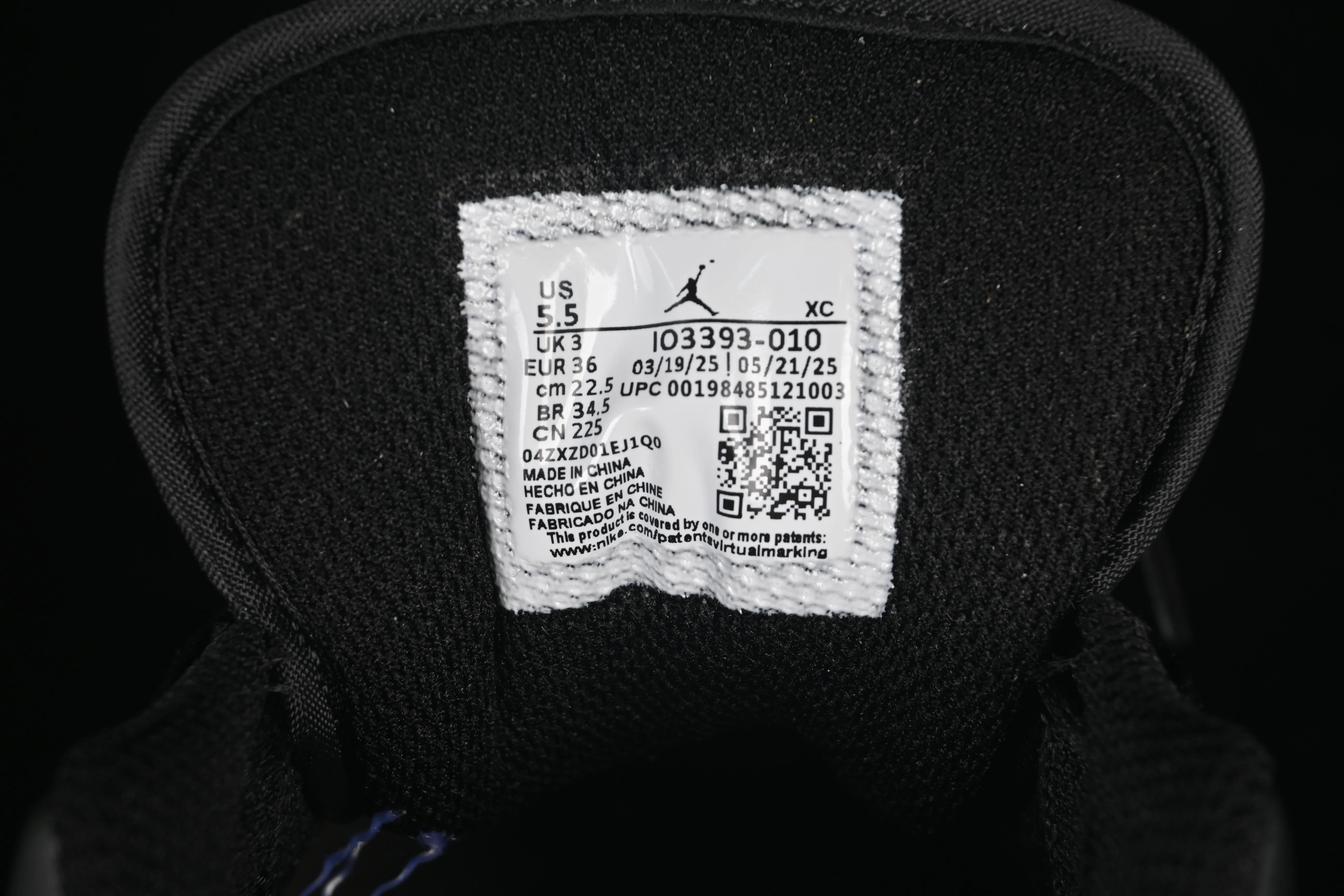 All categories Air Jordan Jordan series basketball shoes Air Jordan 1 Low Air Jordan 1 Low AJ1 Joe 1 black color low-top cultural casual sneakers IO3393-010